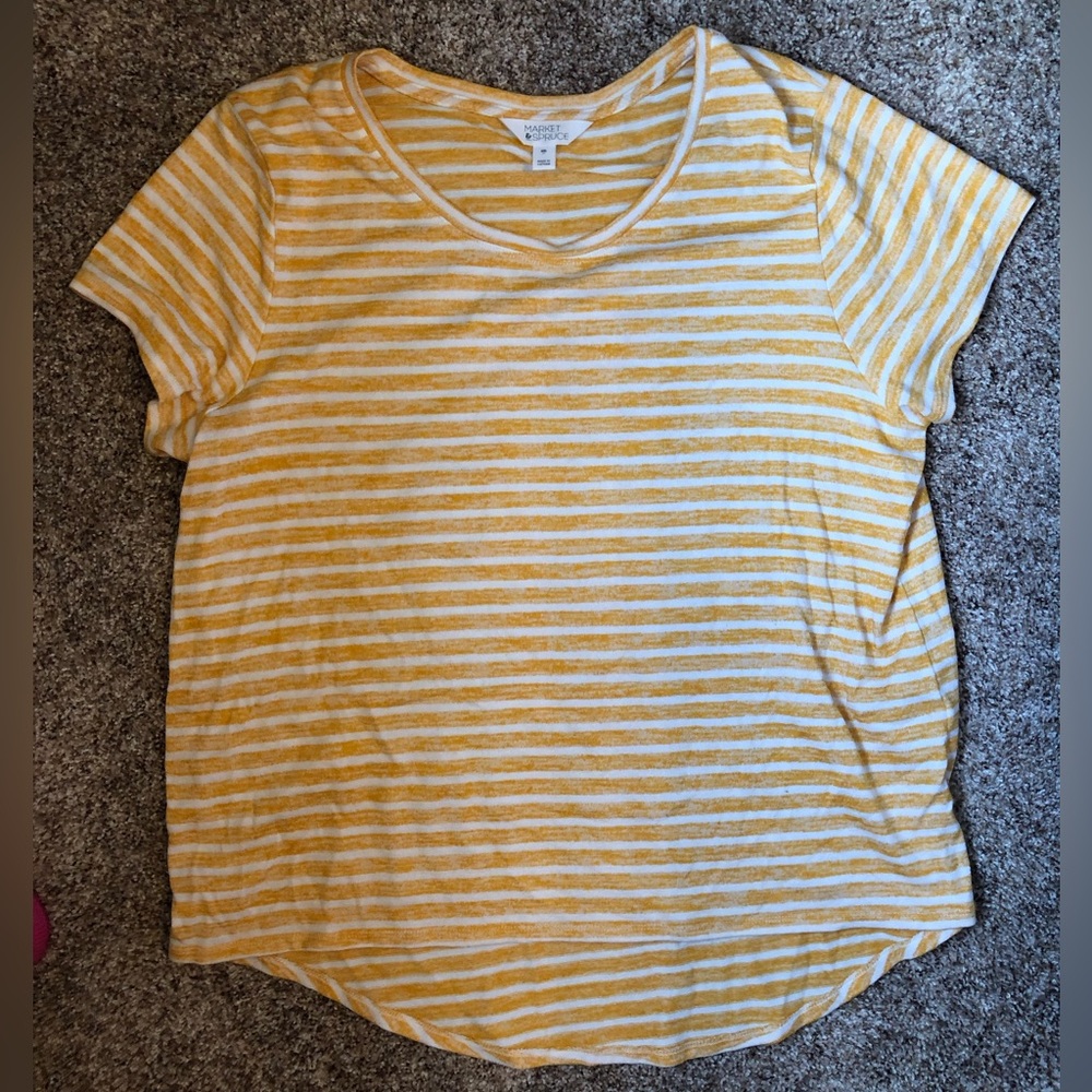 NWOT Market & Spruce XXL Juuna Hi Lo Striped Top